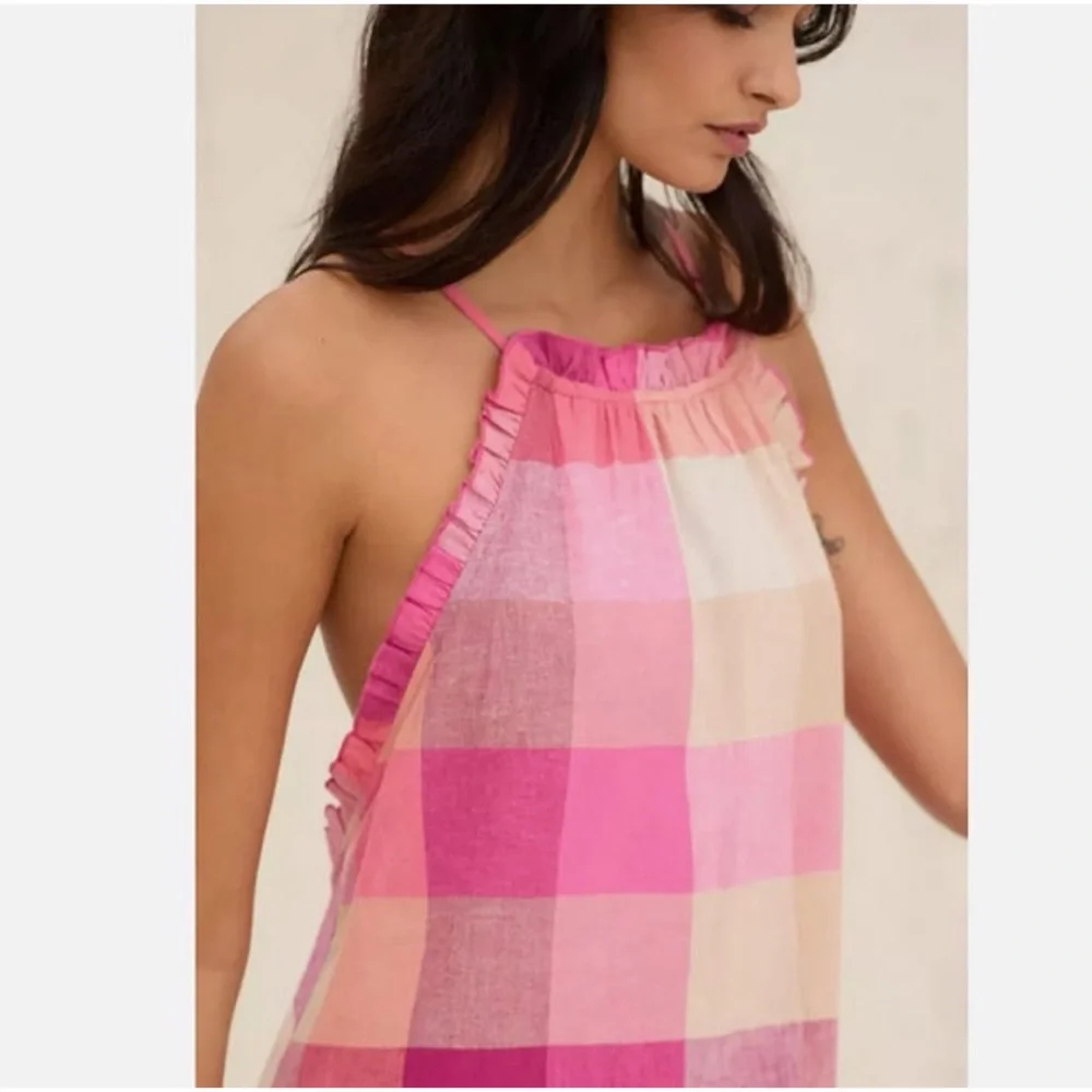 Anthropologie The Malika Printed Dress: Picnic Edition NWT SZ 1X - Picture 7 of 16
